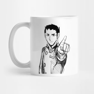 the ace attorney in the past ecopop art Mug